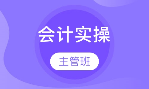 会计实操主管班