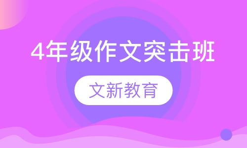 4年级阅读作文突击班