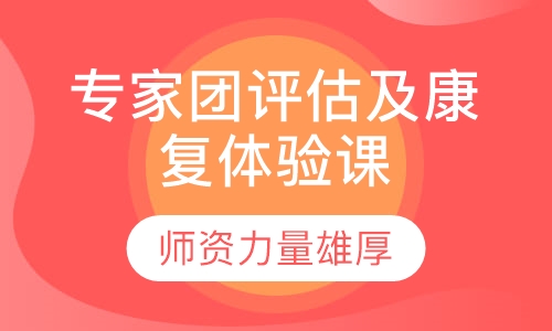 专家团评估及康复体验课