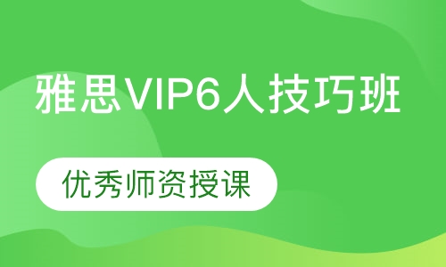 雅思VIP6人技巧班