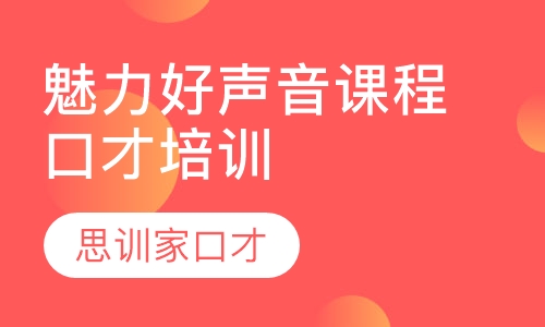 口才培训魅力好声音课程