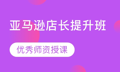 亚马逊店长提升班