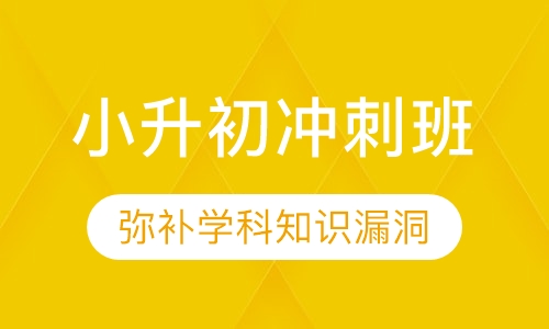 小升初冲刺班