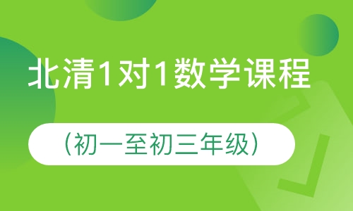 北清1对1数学课程（初一至初三年级）