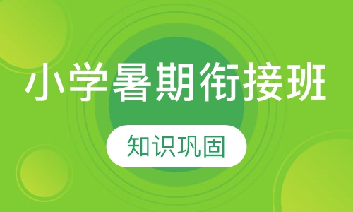 小学暑期衔接班课程