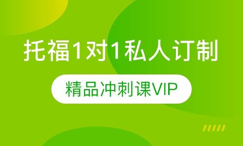 托福1对1私人订制 精品冲刺课VIP