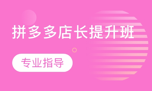 拼多多店长提升班