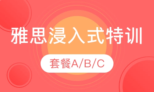 雅思浸入式特训套餐A/B/C