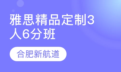 雅思精品定制3人6分班