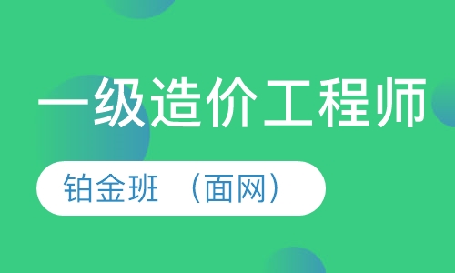 一级造价工程师铂金班 （面网）
