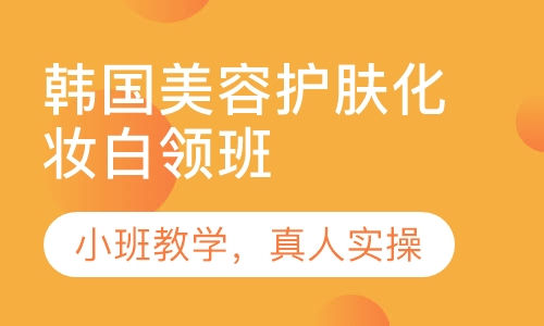 韩国护肤化妆白领班