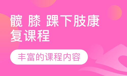 髋 膝 踝下肢康复课程