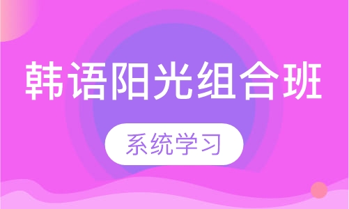 韩语阳光组合班