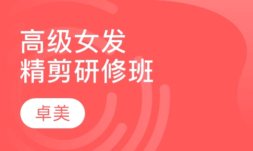 高级女发精剪研修班