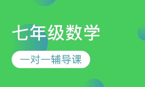 七年级数学一对一辅导课程