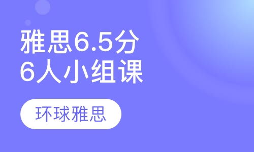 雅思 6.5分 6人小组课