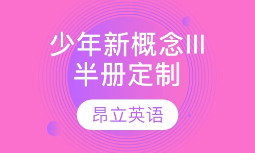 少年新概念III半册定制班（上/下）