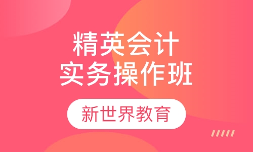 精英会计实务操作班