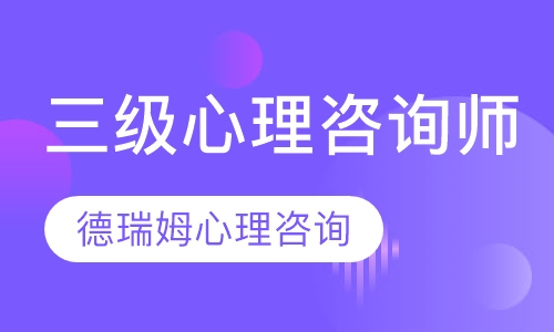 三级心理咨询师