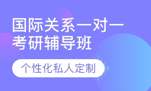直播课国际关系一对一考研辅导班