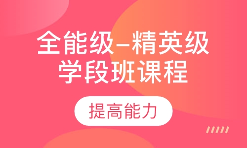 全能级-精英级学段班课程