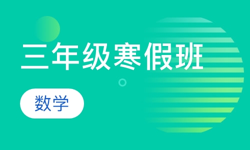 三年级数学寒假班