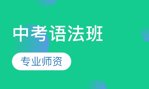 中考语法班