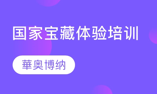 国家宝藏体验培训