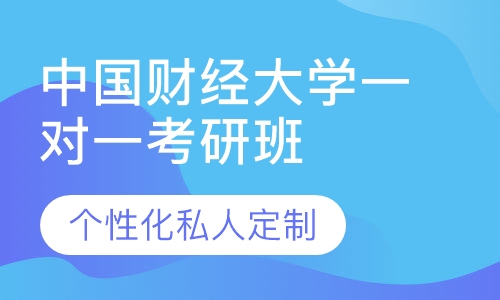 直播课中国财经大学一对一考研辅导