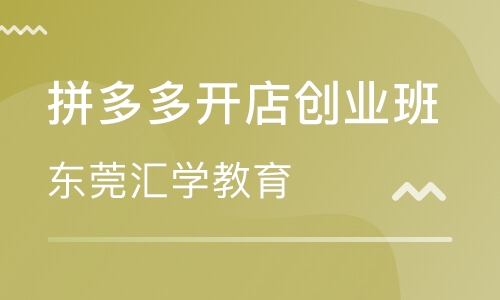 拼多多开店创业班