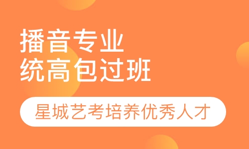 播音专业统高取证班