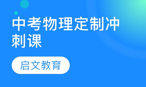 中考物理定制冲刺课