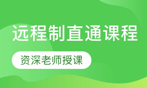 远程制直通课程