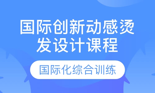 国际创新动感烫发设计课程