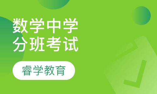 数学重点中学分班考试