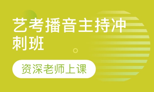 艺考播音主持冲刺班
