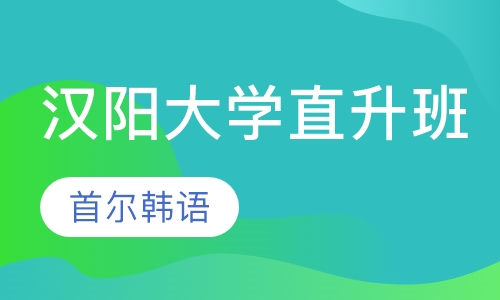 韩国汉阳大学直升班
