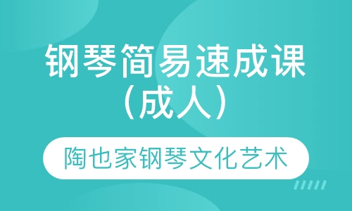 钢琴简易速成课（成人）