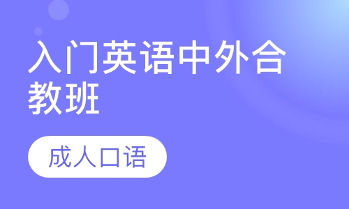 入门英语中外合教班
