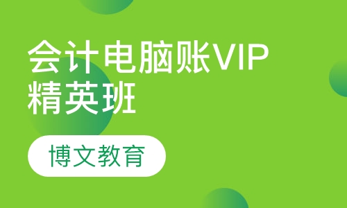 会计电脑账VIP精英班