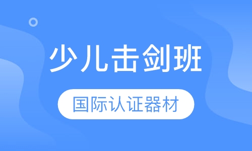 少儿击剑班