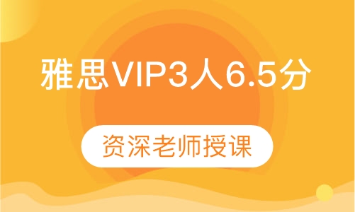 雅思VIP3人6.5分技能班