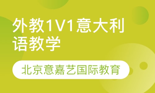 外教1V1意大利语教学