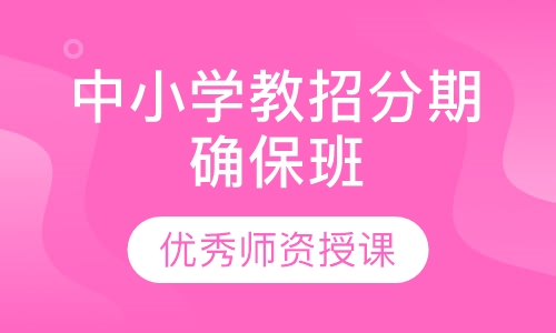 中小学教招分期确保班