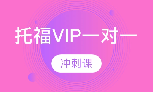 托福VIP一对一【冲刺课】
