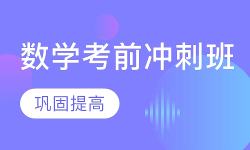 数学考前冲刺班