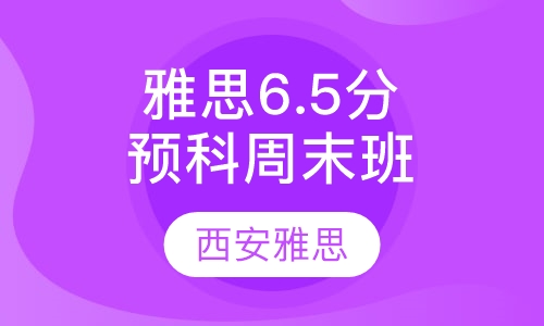 雅思6.5分预科周末班