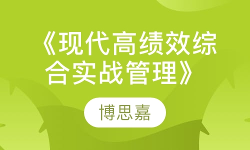《现代高绩效综合实战管理》
