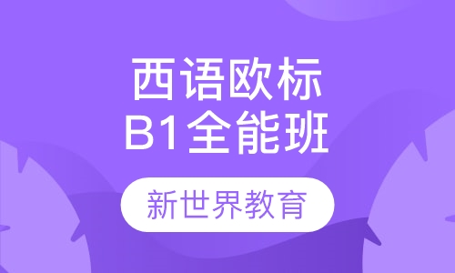 西班牙语欧标B1全能班