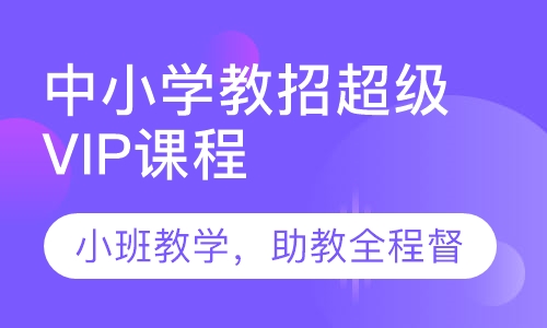 中小学教招超级VIP课程